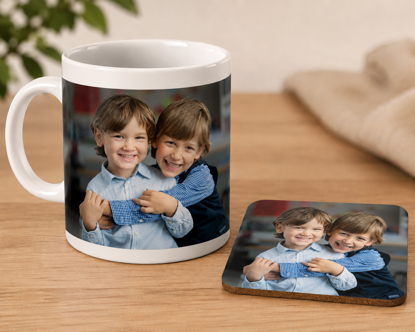Tasse + sous-verre