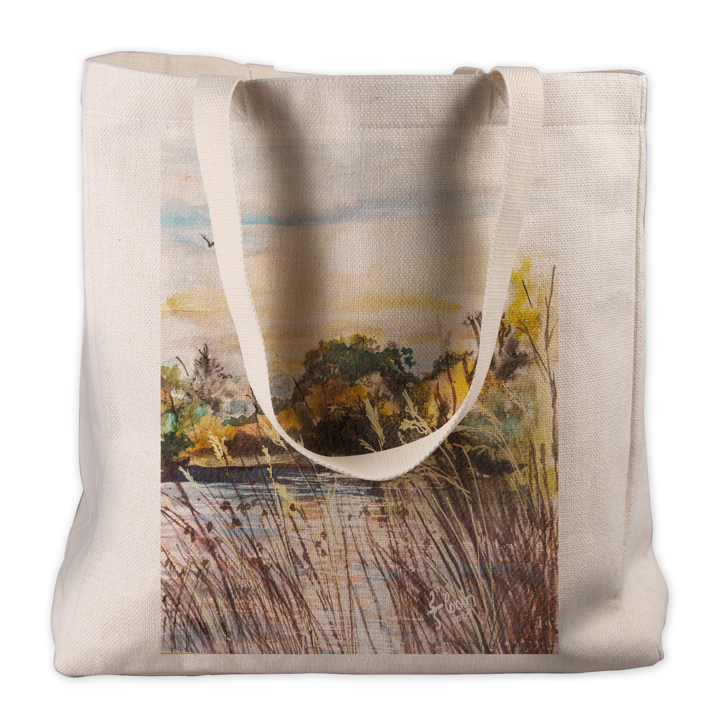 Sac fourre-tout en lin Nicole Gagnon