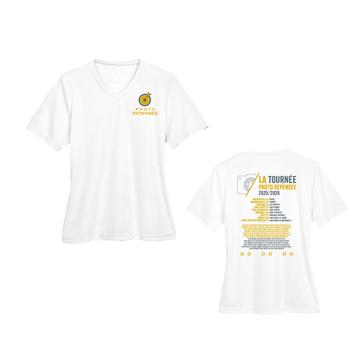 T-Shirts manches courtes La Tournée Photo Repensée