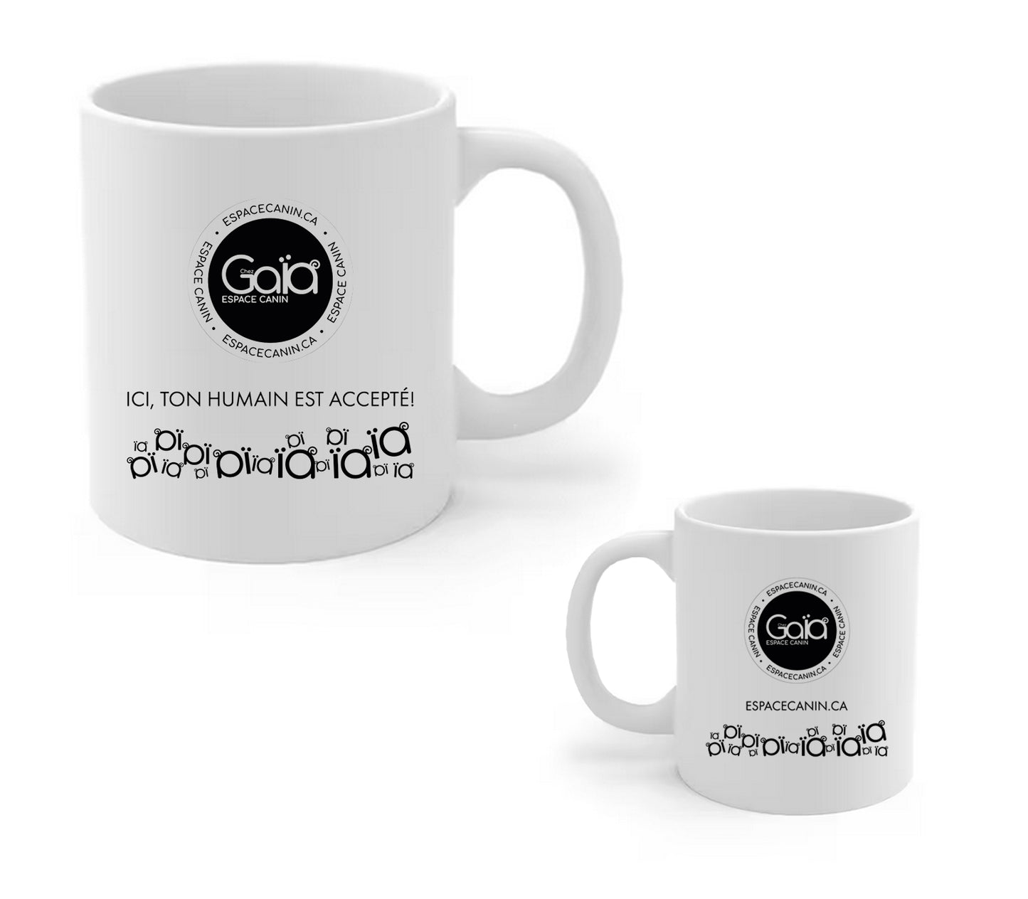 Tasse 11 oz Gaïa espace canin