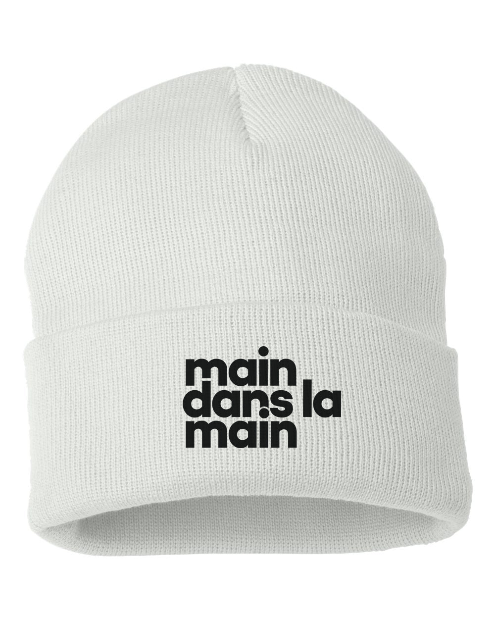 Tuque avec logo brodé