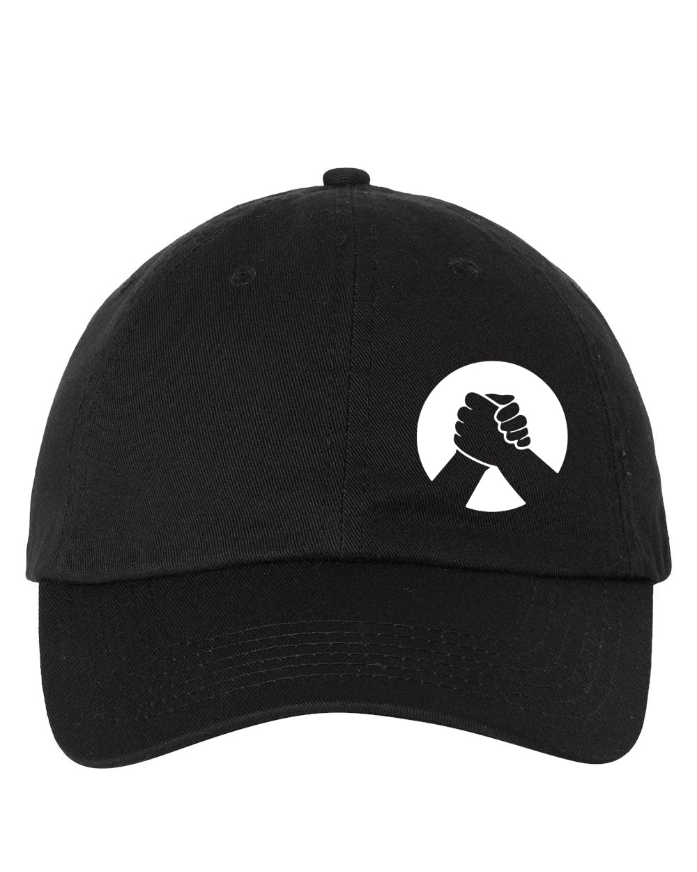 Casquette main dans la main