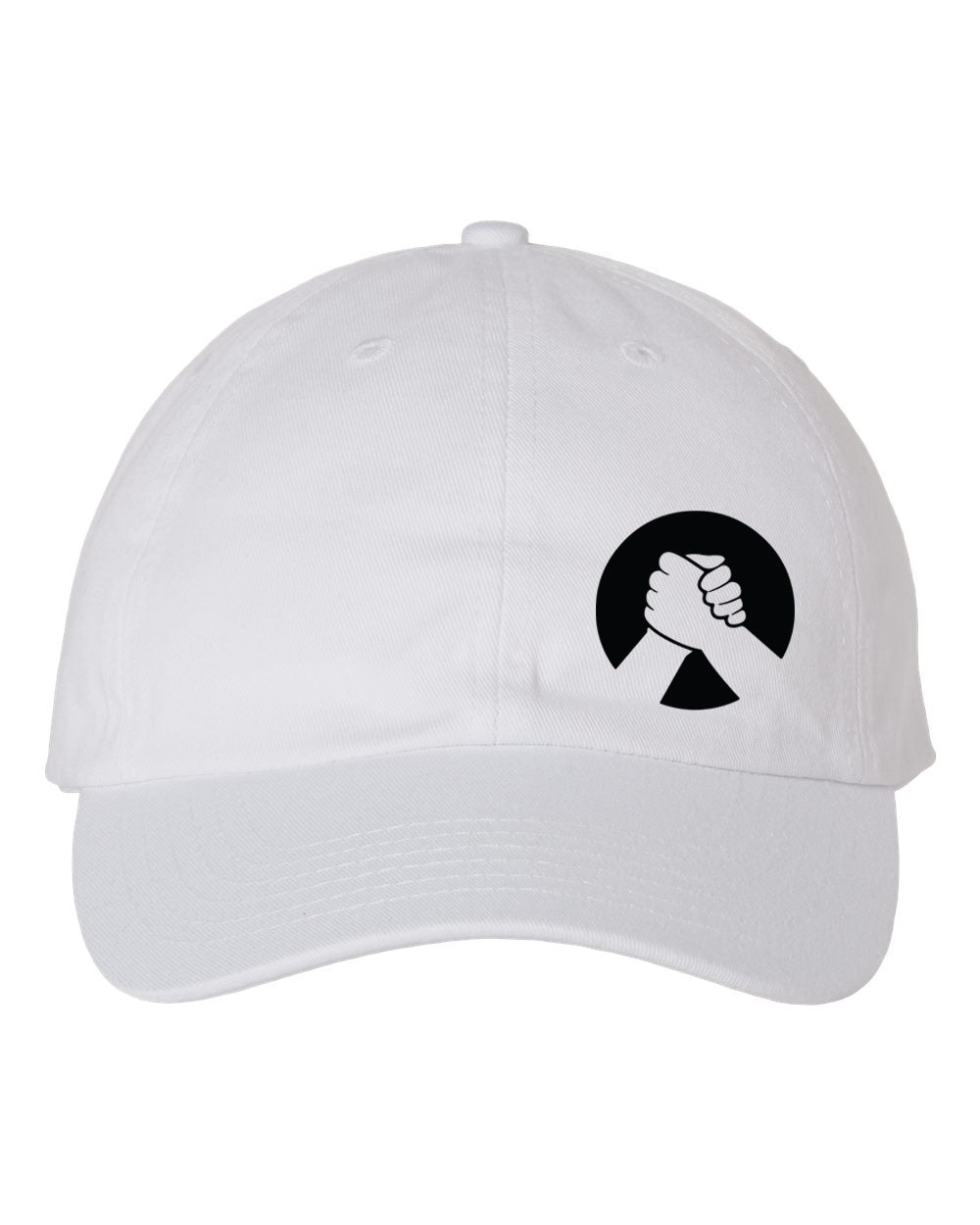 Casquette main dans la main