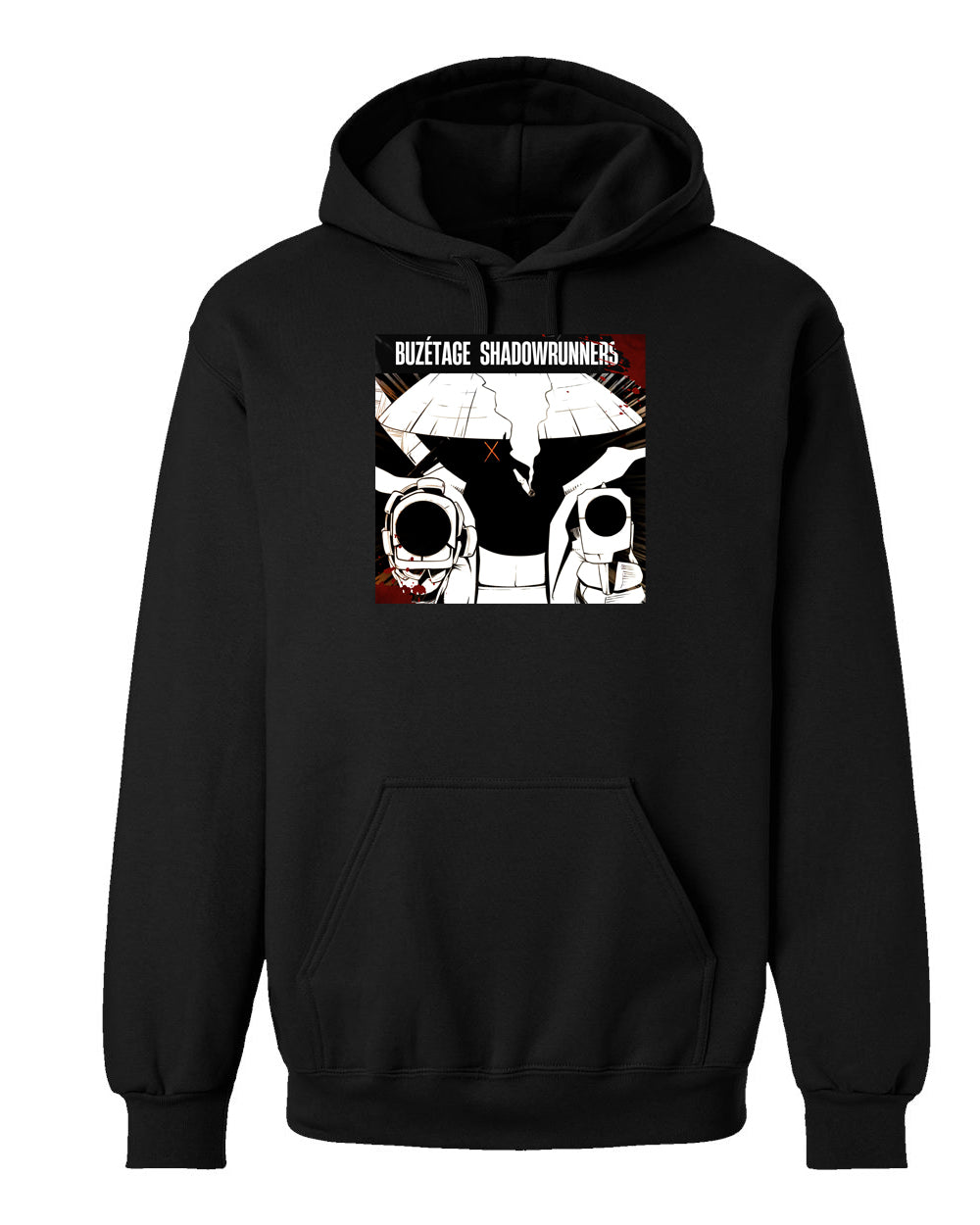 Unisex Maxweight Hooded Sweatshirt Buzétage Shadowrunners