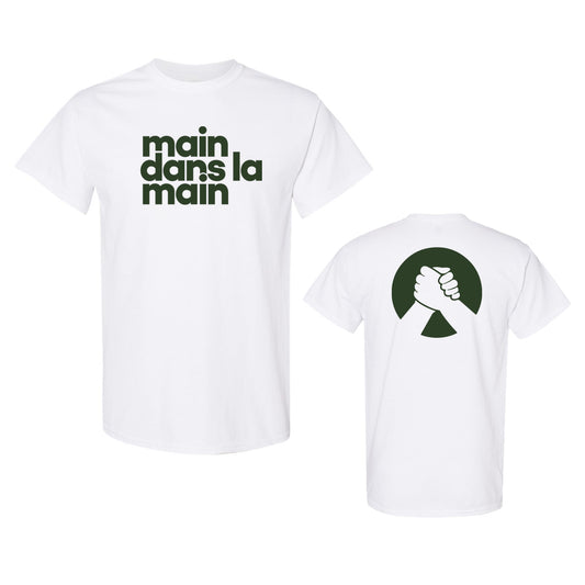 T-shirt main dans la main 2026